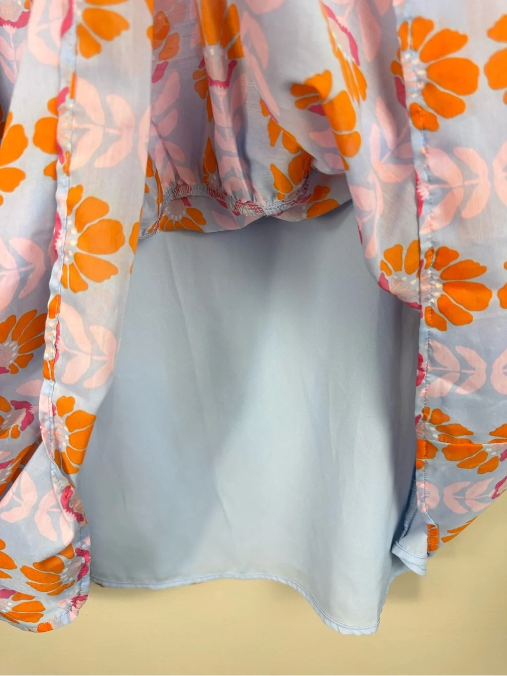 J. Marie Mini Dress Womens XS Floral Pink Purple Preppy Multicolor Summer Casual